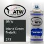 Preview: BMW, Island Green Metallic, 273: 400ml Sprühdose, von ATW Autoteile West.